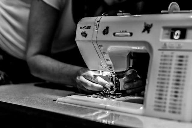Janome Walking foot quilting