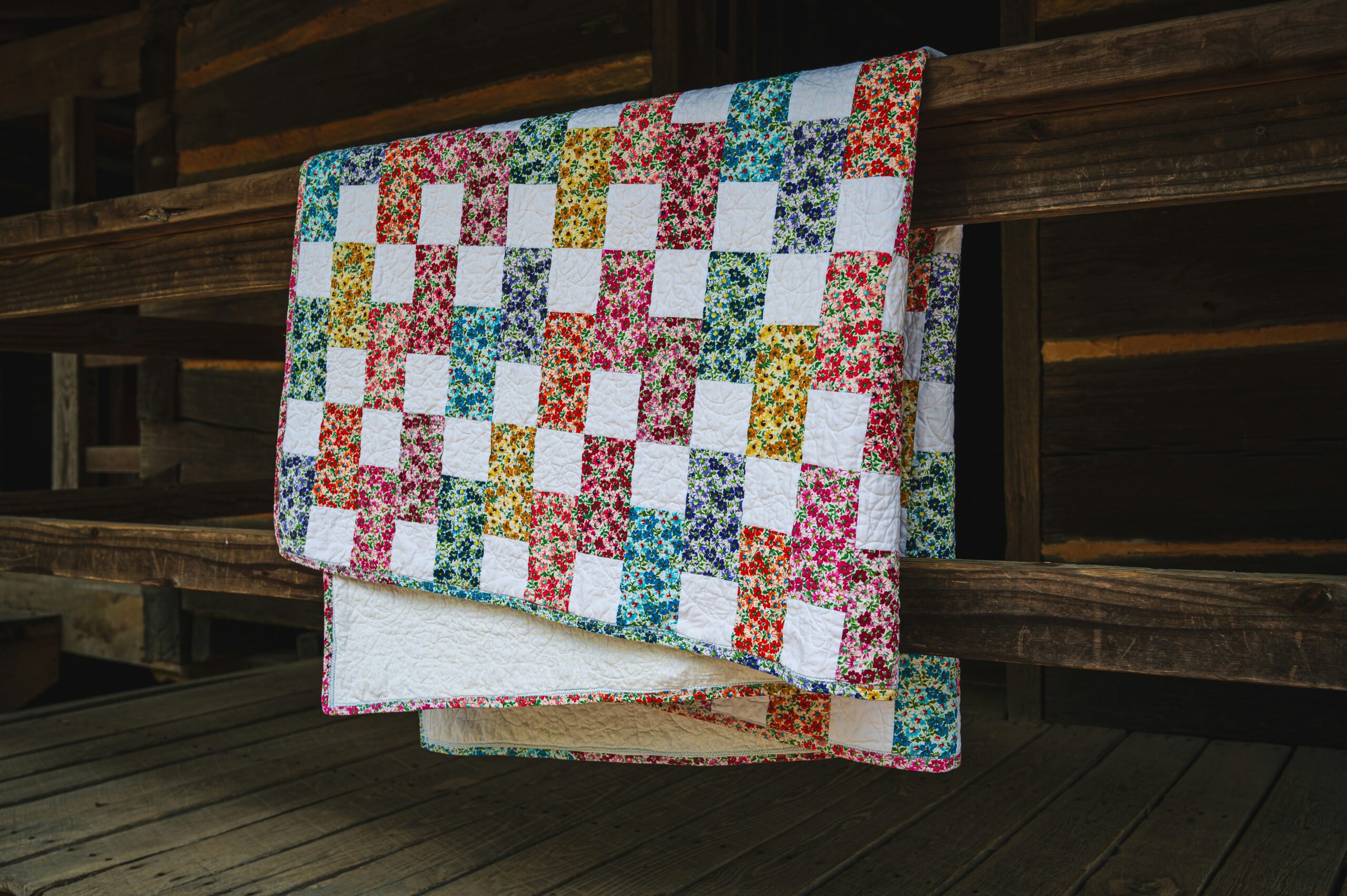 modern colorful quilt